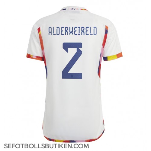 Belgien Toby Alderweireld #2 Replika Borta matchkläder VM 2022 Korta ärmar